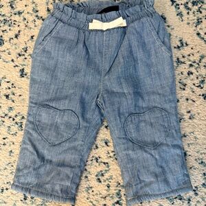 GAP Light Blue Kids Jeans with Hearts